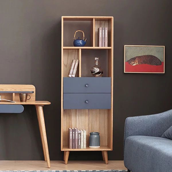 مكتبة MDF 60×30×180 سم (RAY45)