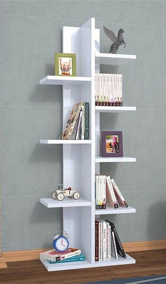 مكتبة MDF 60×30×180 سم (RAY51)