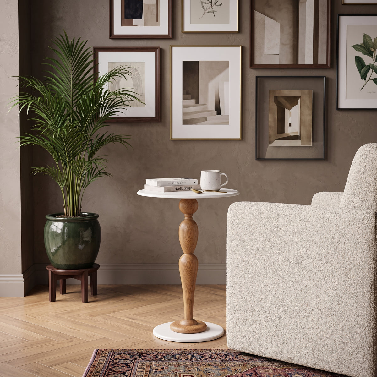 ترابيزة مودرن RAY455 – عرض 50 × عمق 50 × ارتفاع 70 سم – ضمان سنة – إنتاج حسب الطلب