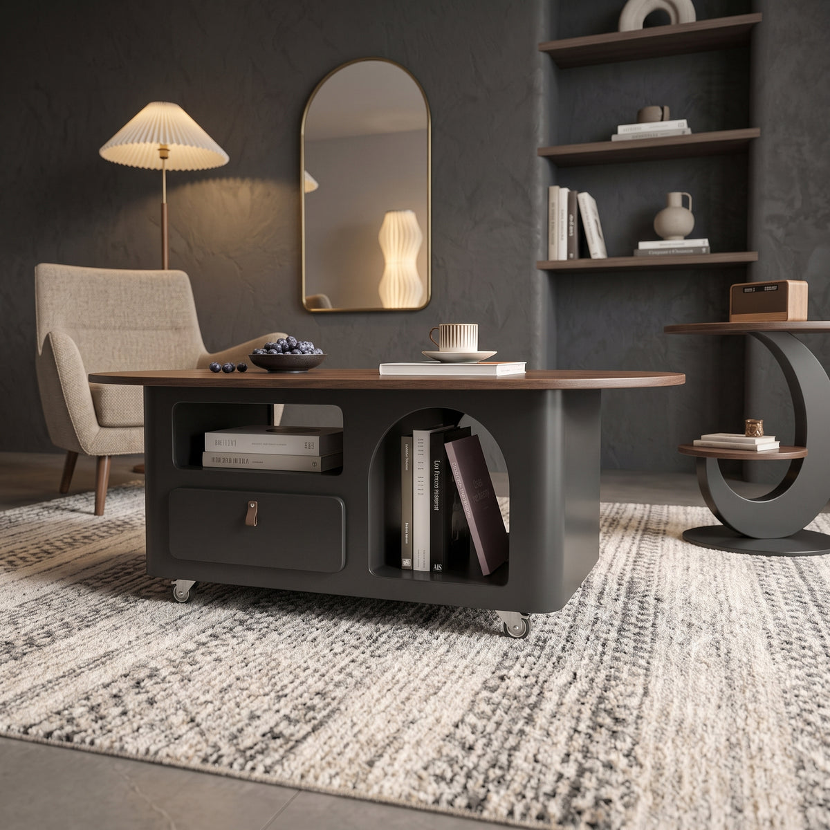 طقم ترابيزات كود RAY578 – ١٢٠×٦٠×٤٥ سم + ٥٠×٥٠×٥٠ سم – ضمان سنة