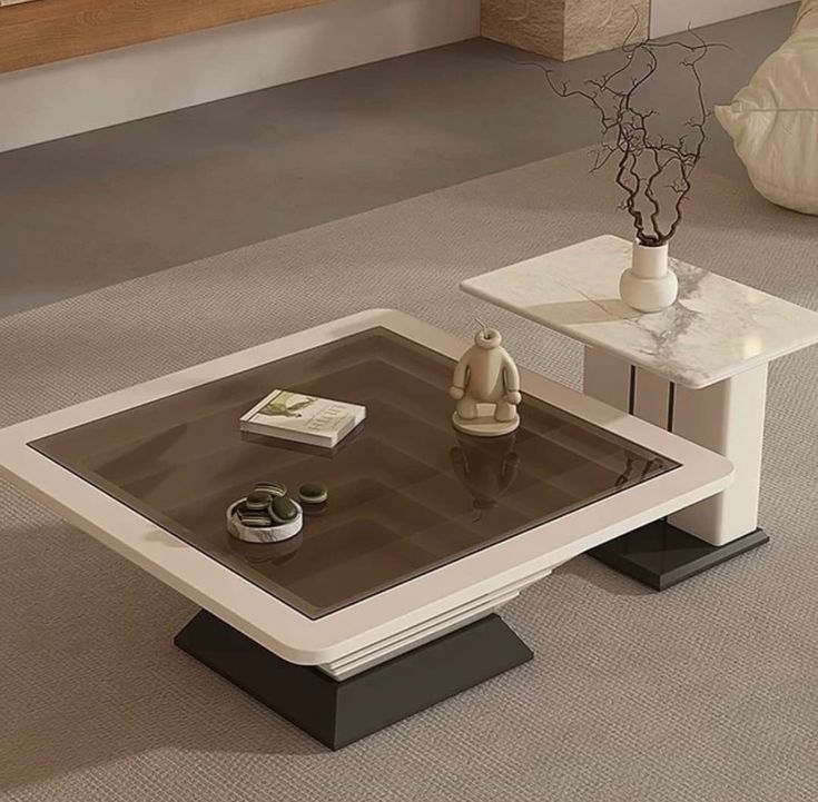 طقم ترابيزات انترية 70×70×40 سم (RAY797)