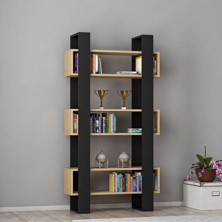 مكتبة MDF 80×30×180 سم