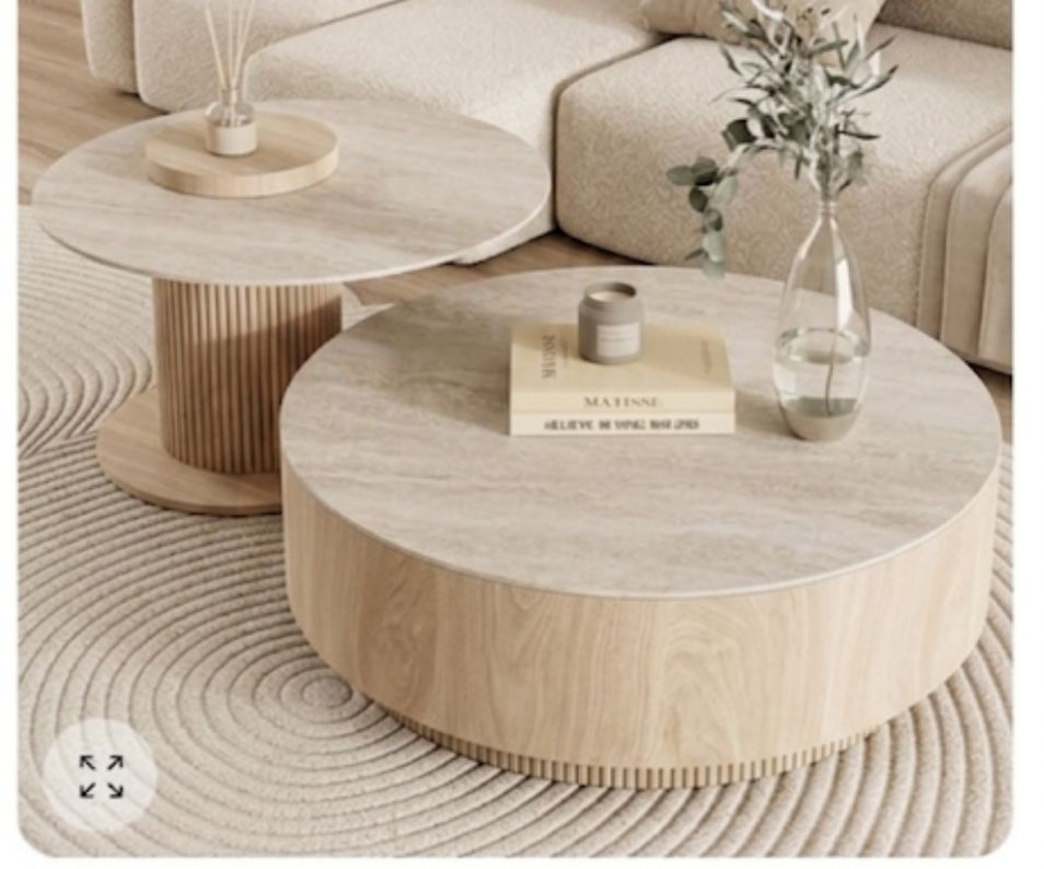 طقم ترابيزات انترية 70×70×35 سم
