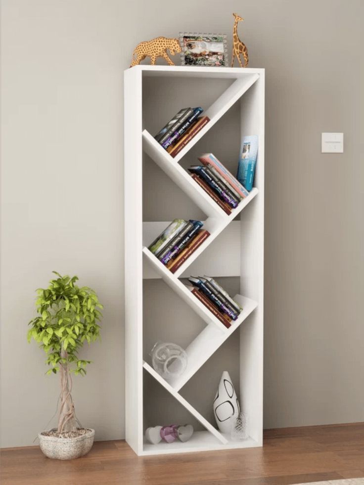 مكتبة MDF 60×30×180 سم (RAY46)