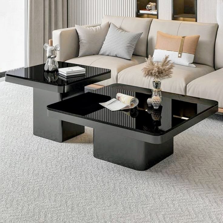 طقم ترابيزات انترية 80×80×40 سم (RAY789)