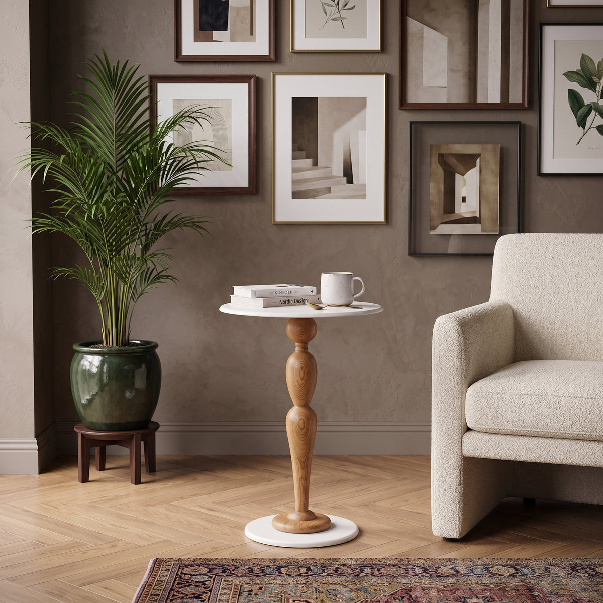ترابيزة مودرن RAY455 – عرض 50 × عمق 50 × ارتفاع 70 سم – ضمان سنة – إنتاج حسب الطلب