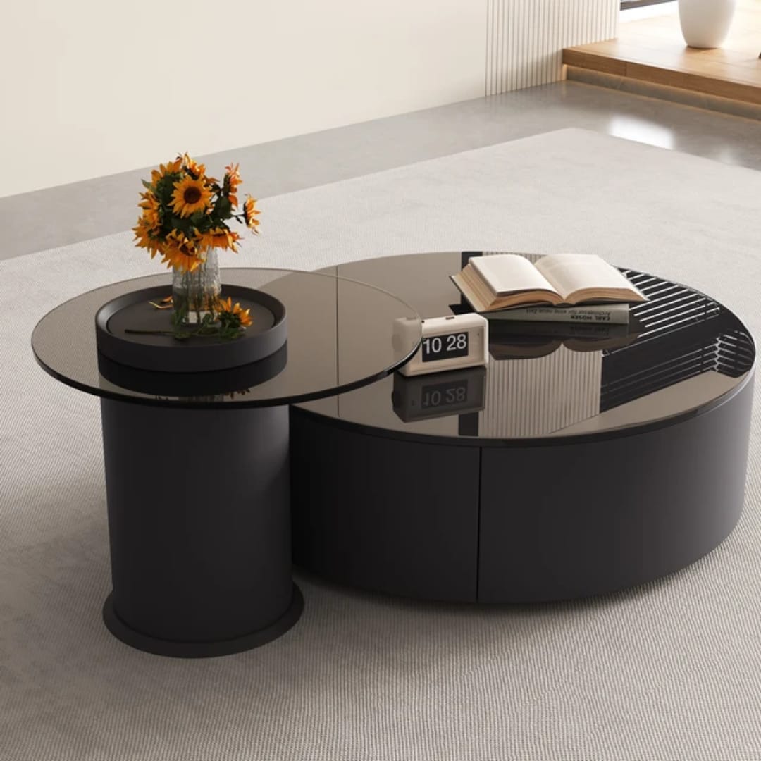 طقم ترابيزة انترية ترابيزات 70×70×35 سم